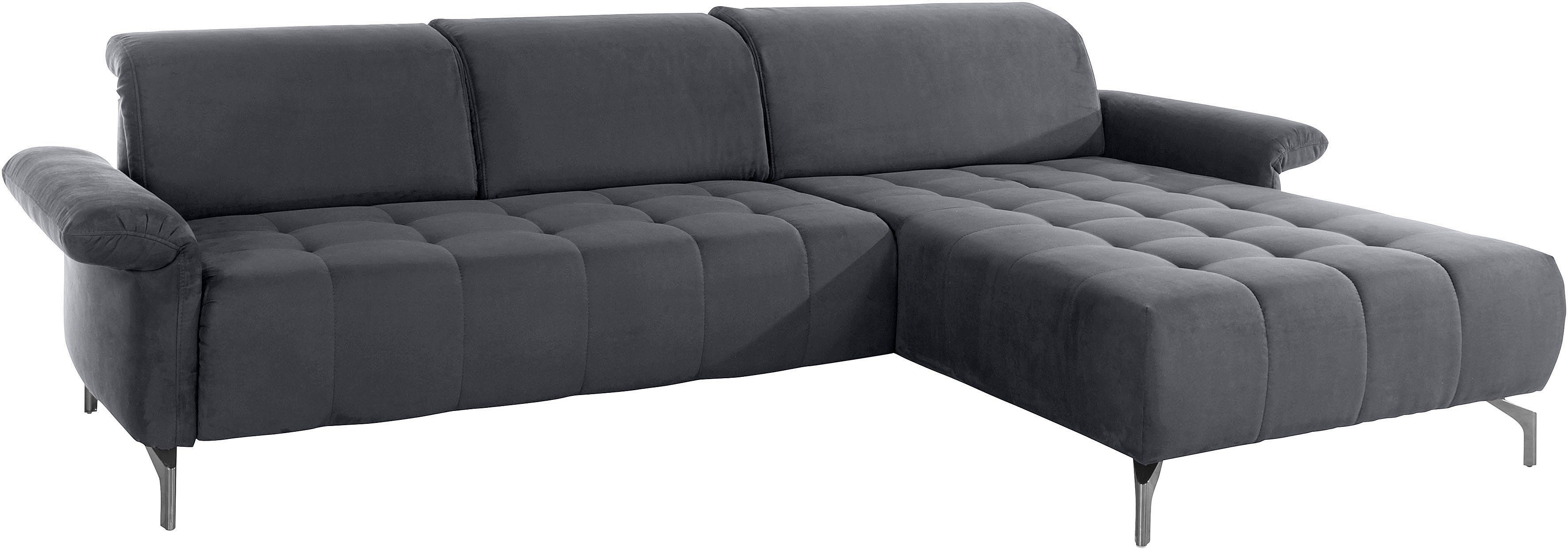 Home affaire Ecksofa Fresh L-Form, Federkern, wahlweise Kopfteilverstellung und motorischer Vorziehsitz