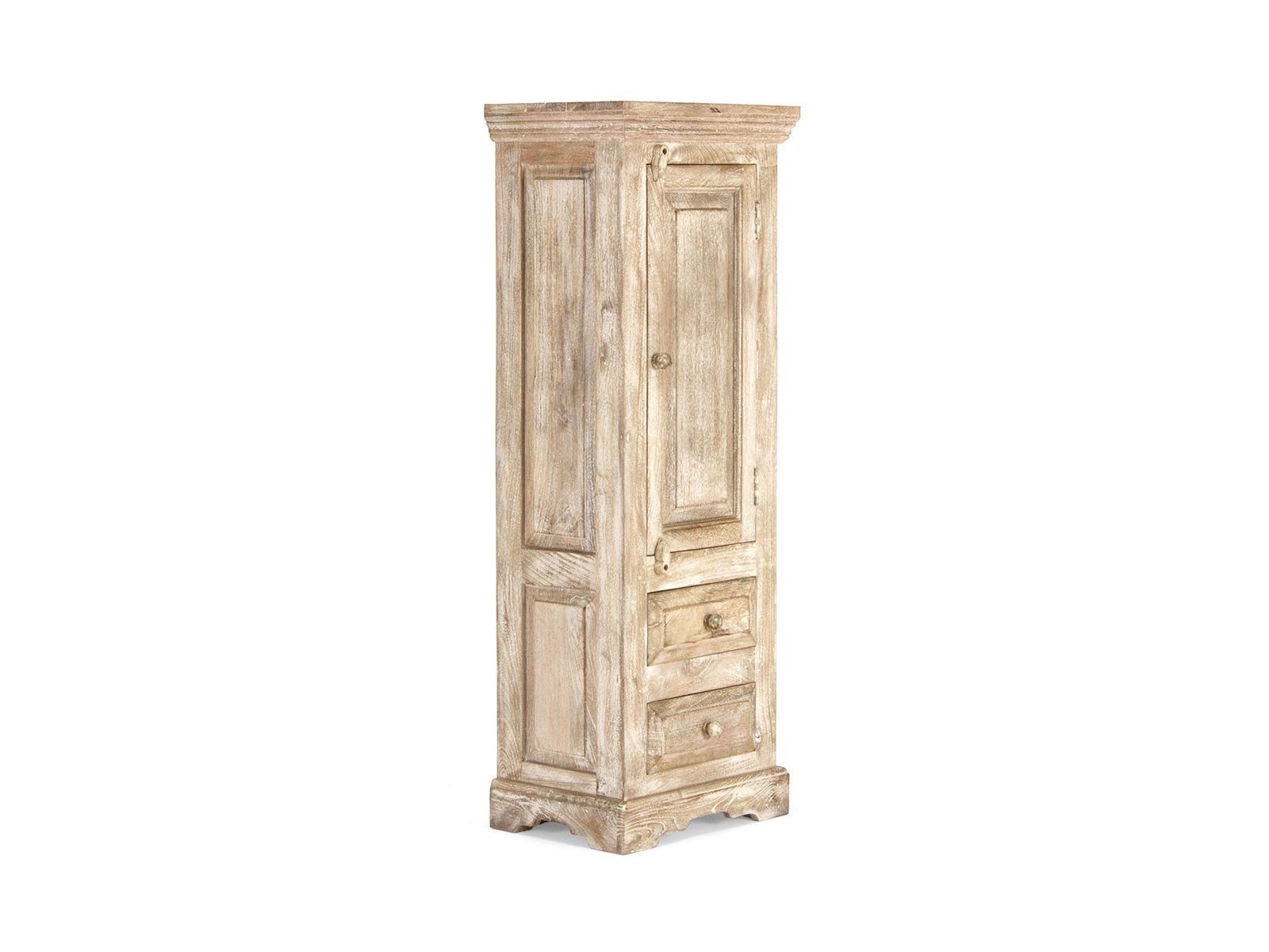 massivum Kommode Patina hohe Holzkommode Mango massiv (1 St)