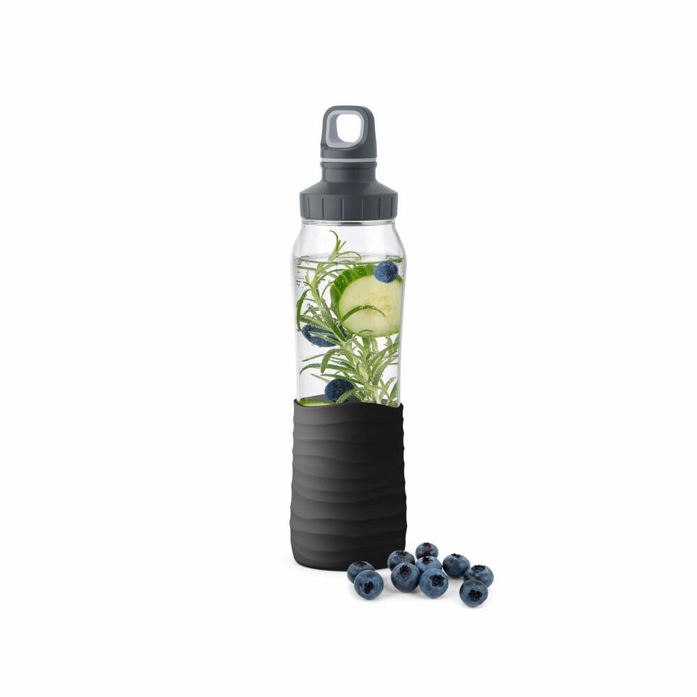 Emsa Trinkflasche Drink2Go Schwarz 700 ml
