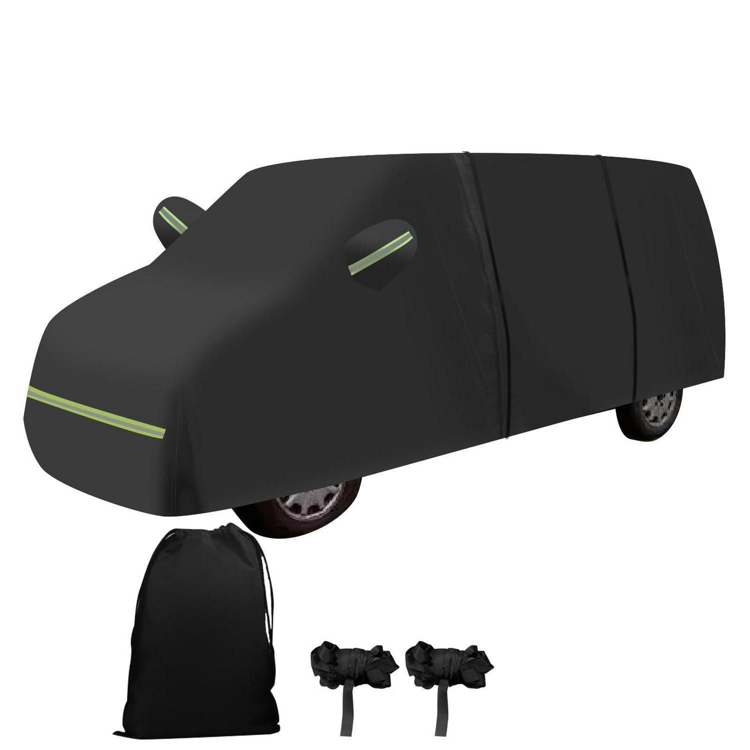 LuxusKollektion Autoplane Vollgarage 210D Wasserdicht Reißverschluss für VW T4 SWB 1995-2004