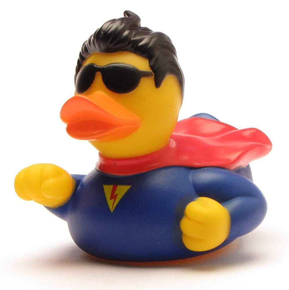Duckshop Badespielzeug Superheld Badeente - Quietscheente