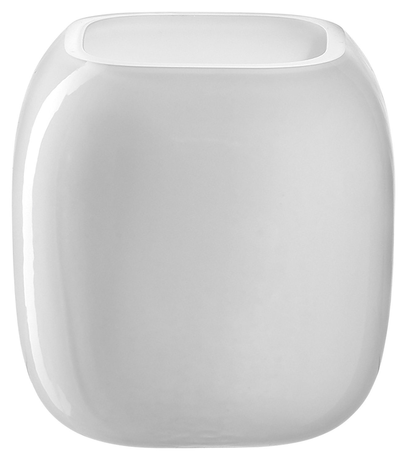 LEONARDO Dekovase MILANO, Vase, Weiß, Glas, günstig online kaufen