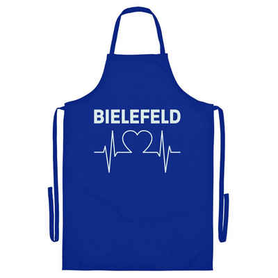 multifanshop Grillschürze Bielefeld - Herzschlag - Schürze