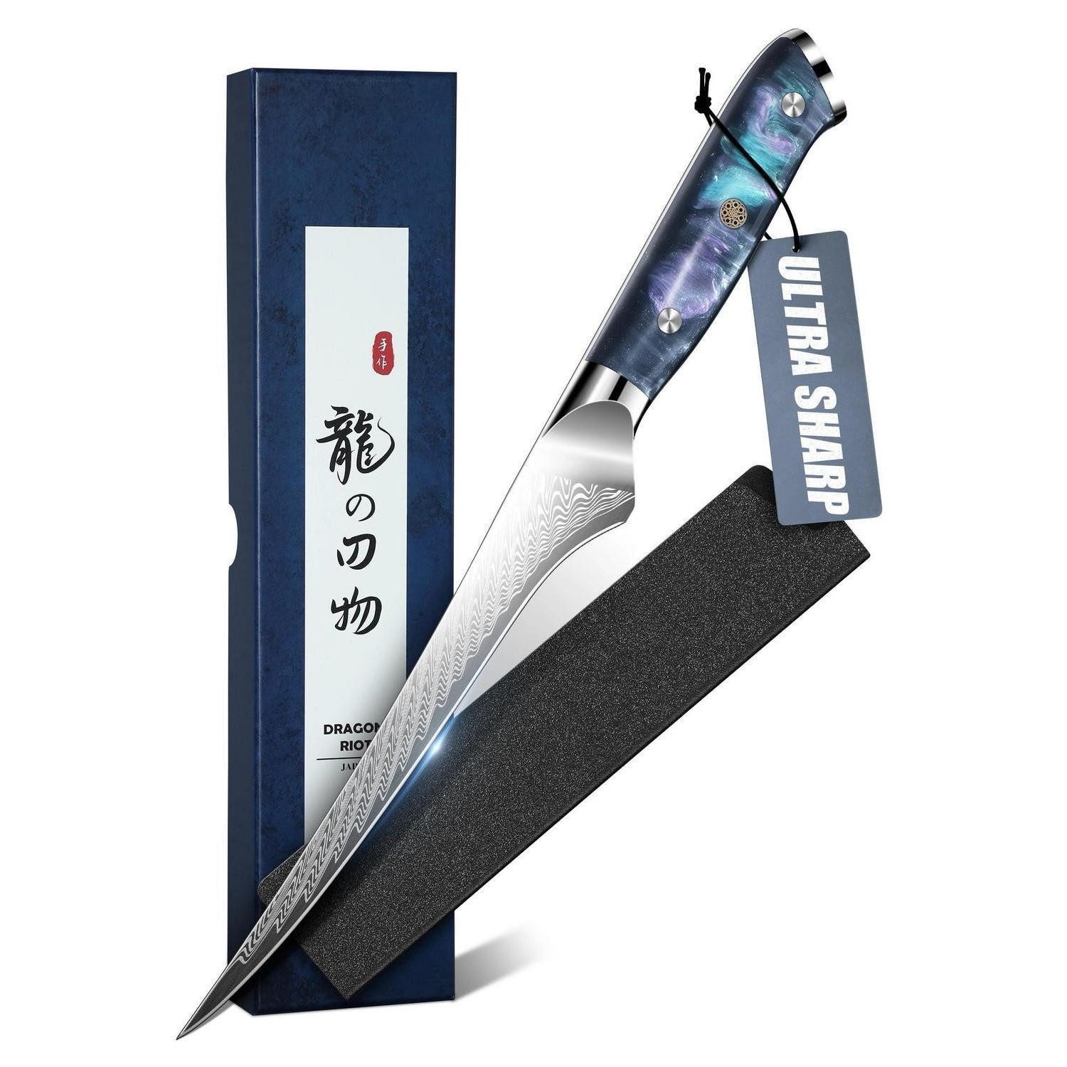LuxusKollektion Fischfiliermesser Filiermesser flexibel 20cm