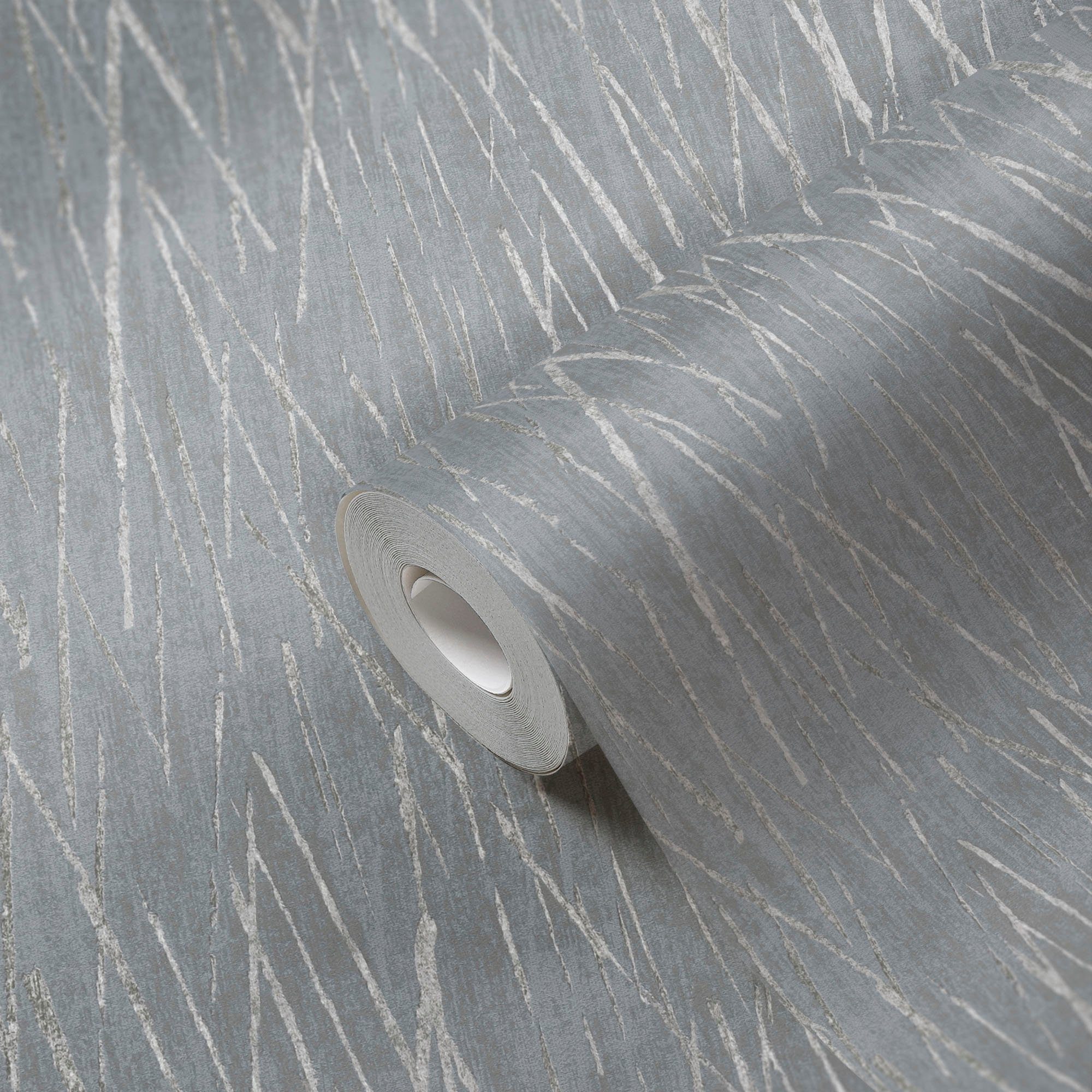 A.S. Création Vliestapete Hygge, strukturiert, glänzend, Strukturmuster, gemustert, Metallic Tapete Struktur Tapeten Wohnzimmer Schlafzimmer Küche Design