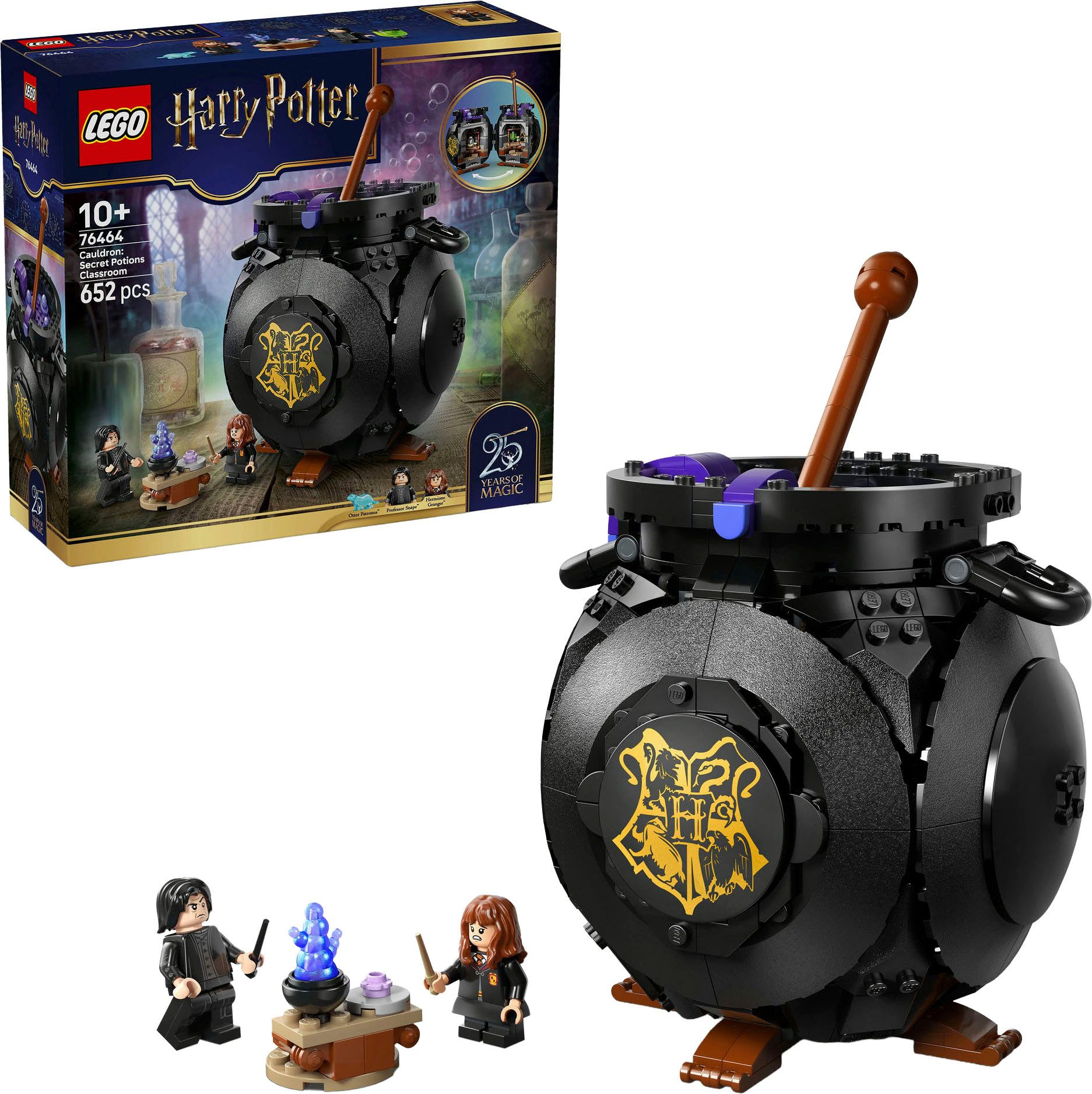 LEGO® Kessel: Geheimes Klassenzimmer für Zaubertränke (76464) Konstruktionsspielsteine, (652 St), LEGO Harry Potter; Made in Europe