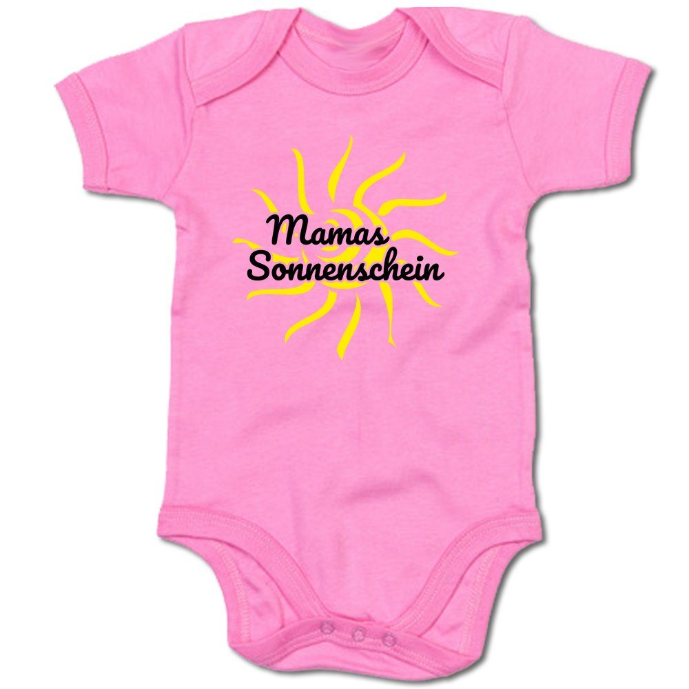 G-graphics Kurzarmbody Mamas Sonnenschein Baby Body mit Spruch / Motiv / Aufdruck • zur Geburt / Babyparty