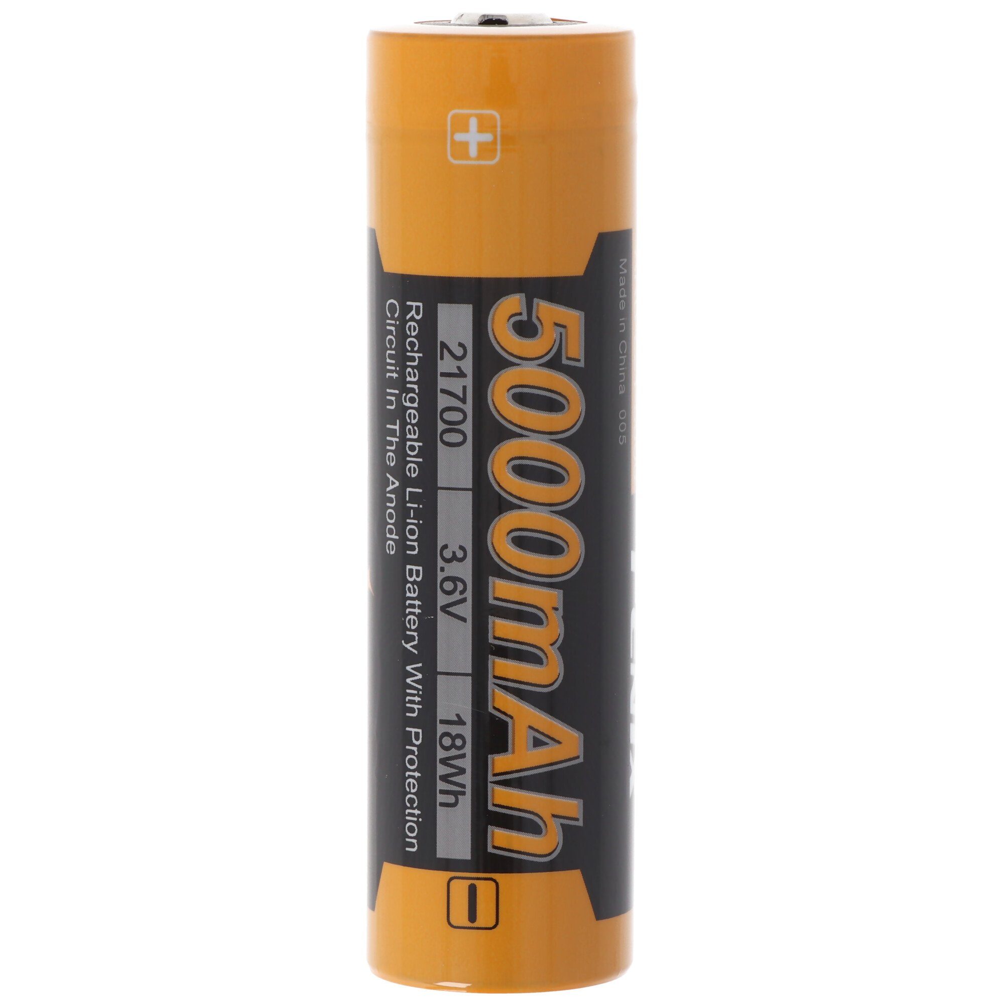 Fenix 21700 Fenix ARB-L21-5000 Li-Ion Akku Grösse 21700er, 76x21,5mm in der 5000 mAh (3,7 V)