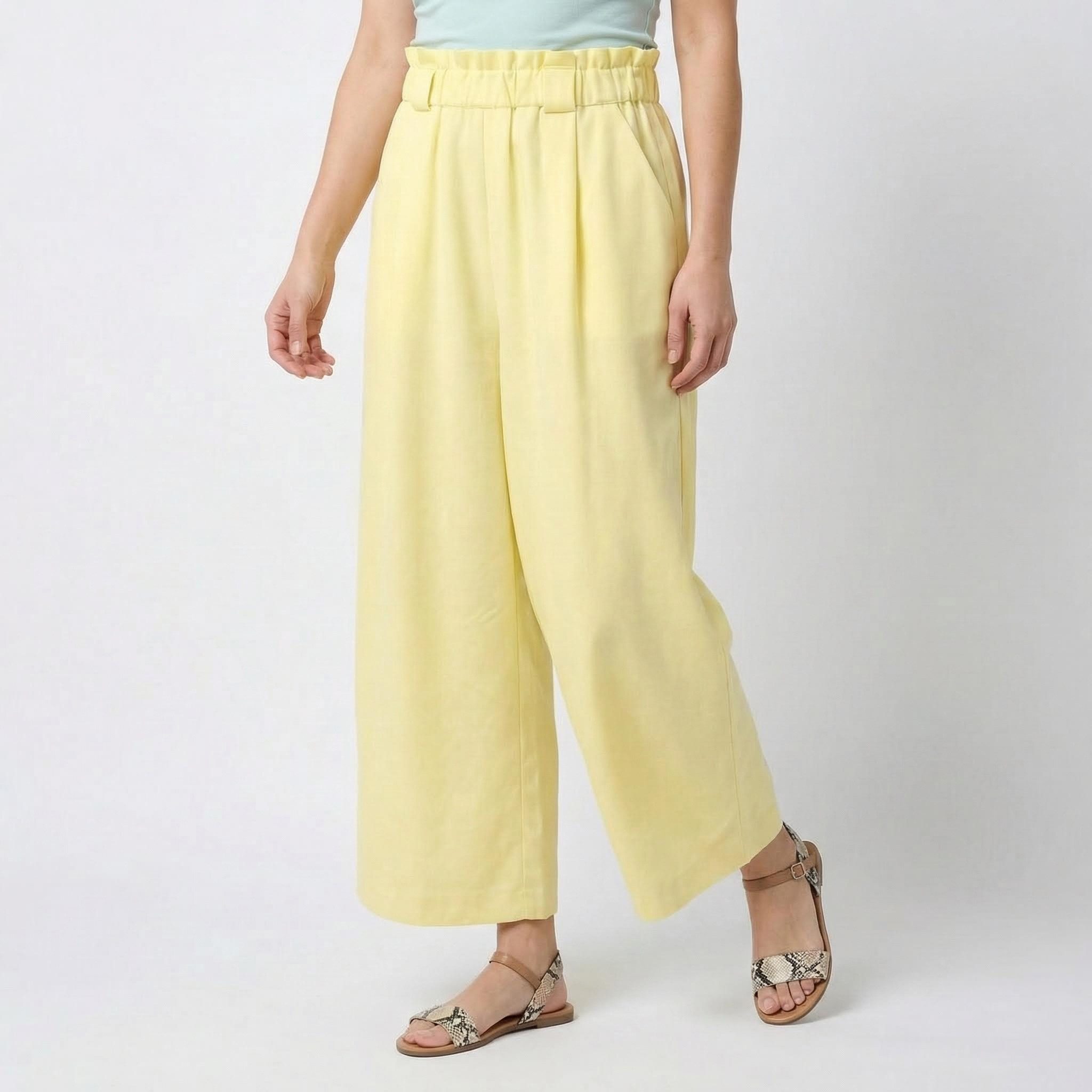 OriginalYou Culotte Weite Schlupfhose moderne Businesshose Wide Leg Freizeithose Größe 38-42, Formstabil, Business bis Casual, Komfortbund