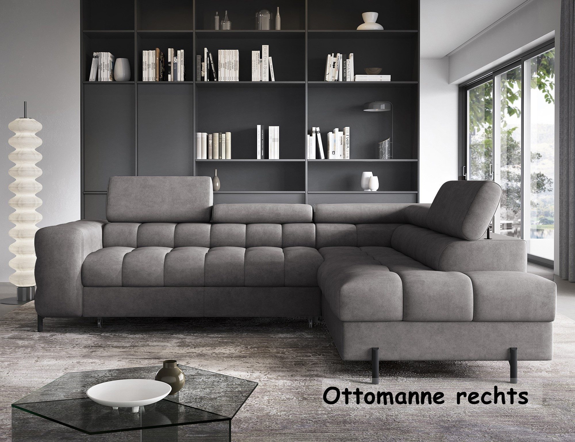 Möbel für Dich Ecksofa Ferucce 276x200x72-93 günstig online kaufen