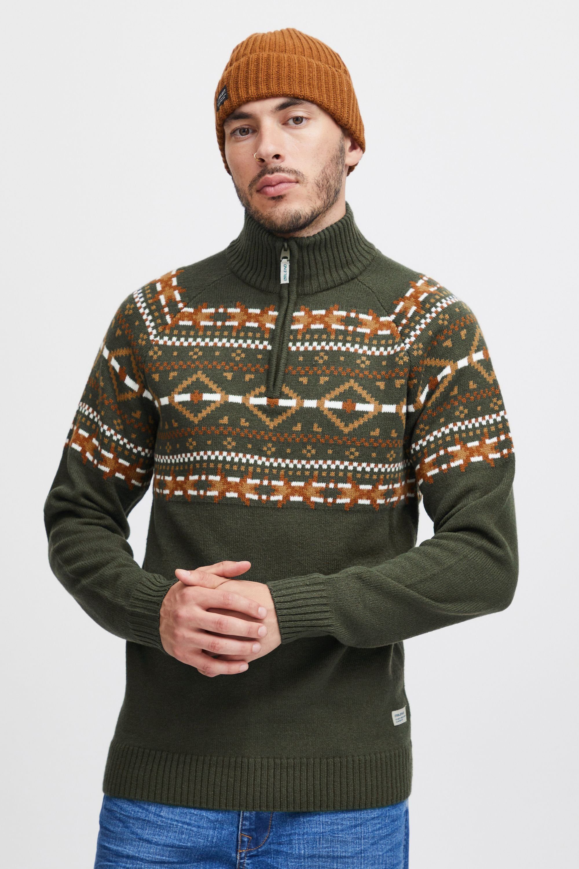 Blend Troyer BHNilo Klassischer Troyer mit Reißverschluss günstig online kaufen