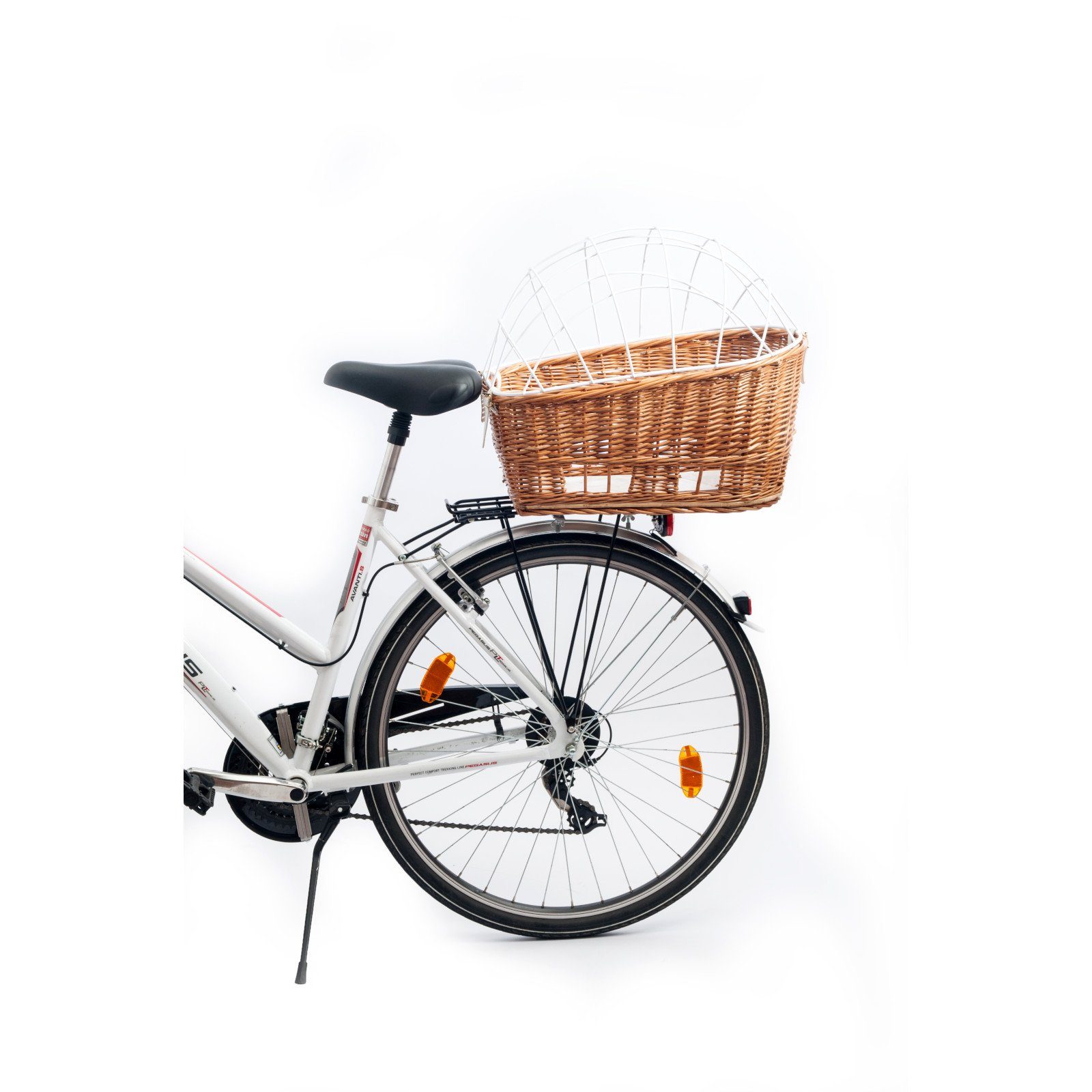 Tierfahrradkorb Fahrrad-Tierkorb mit Halter, Gepäckträgermontage
