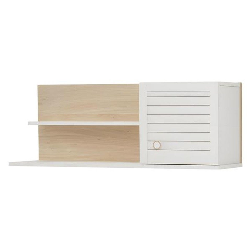 Xlmoebel Wandregal Wandmodul aus Holz in Weiß mit modernem Design, Made in Europa