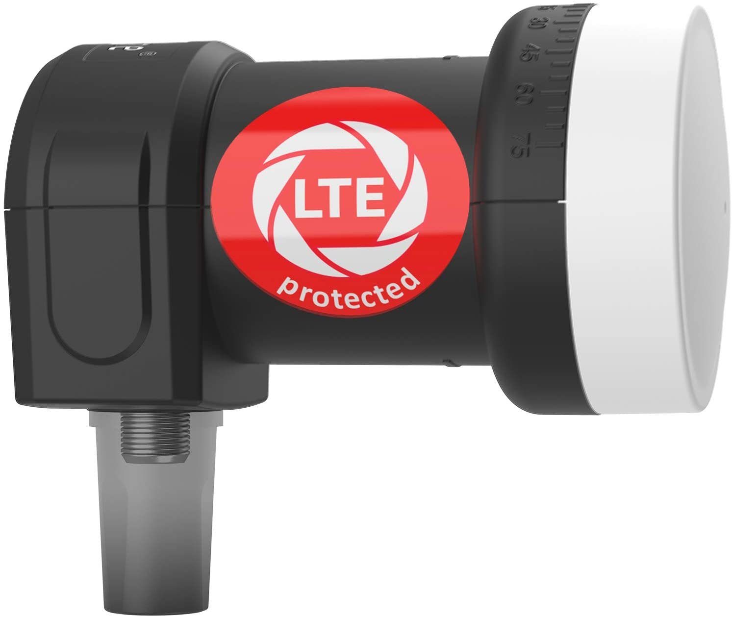 DUR-line DUR-line +Ultra Single Lnb - 1 Teilnehmer schwarz - mit LTE-Filter [ Universal-Single-LNB