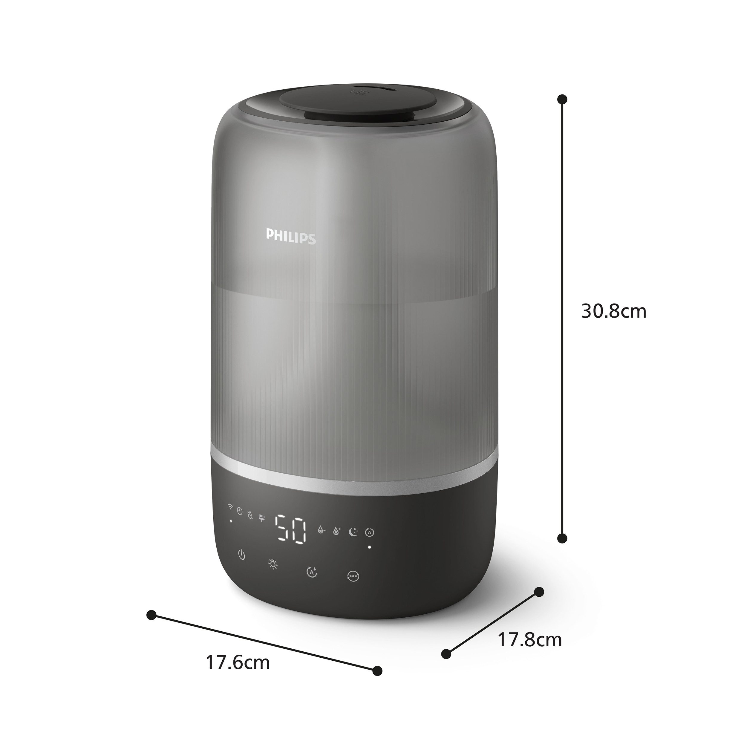 Philips Luftbefeuchter HU1510 1000 Series, ultraschall, 3 l Wassertank, für günstig online kaufen