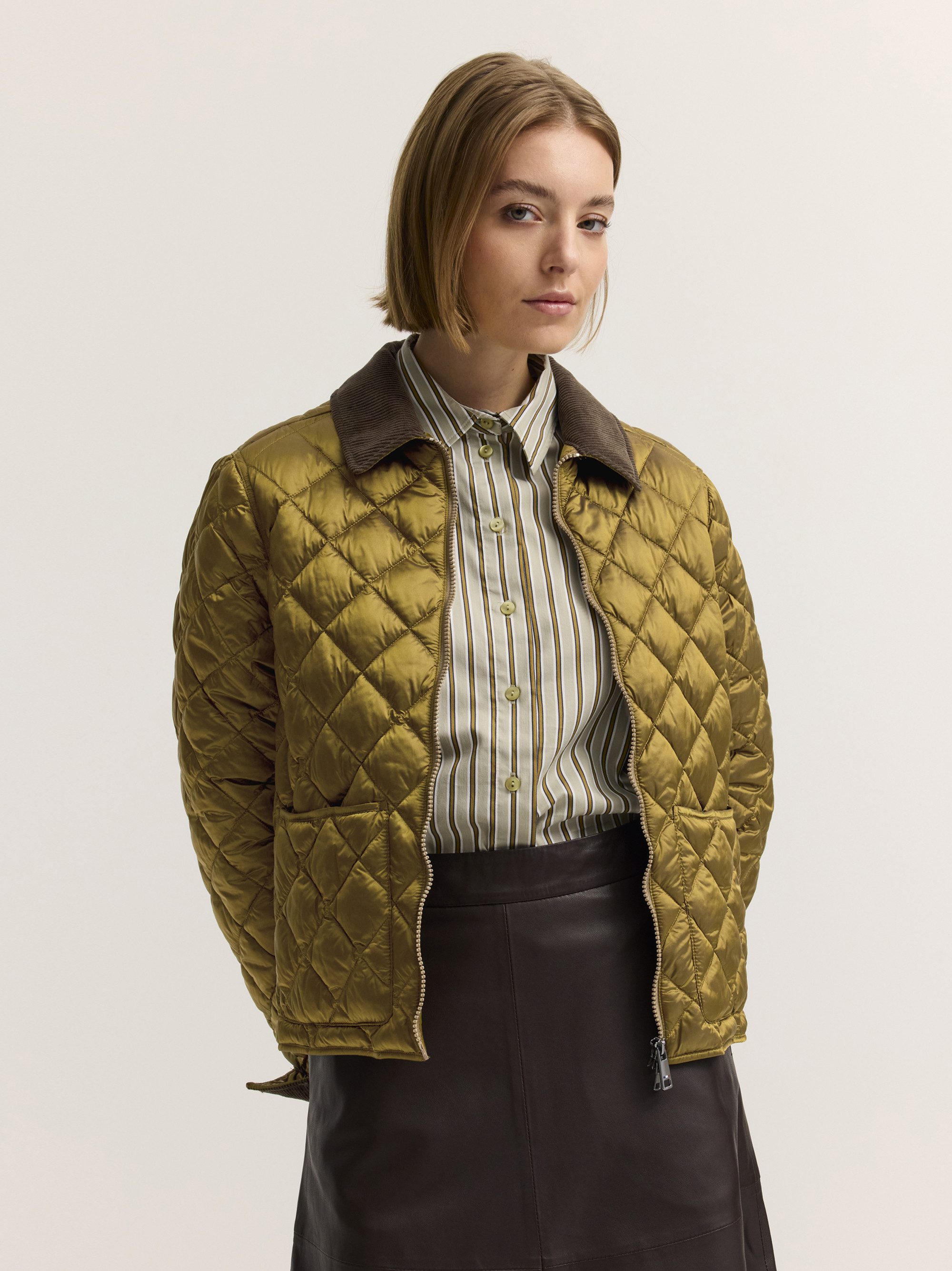 bugatti Kurzjacke Regular Fit Regular Fit Sorona Stehkragen