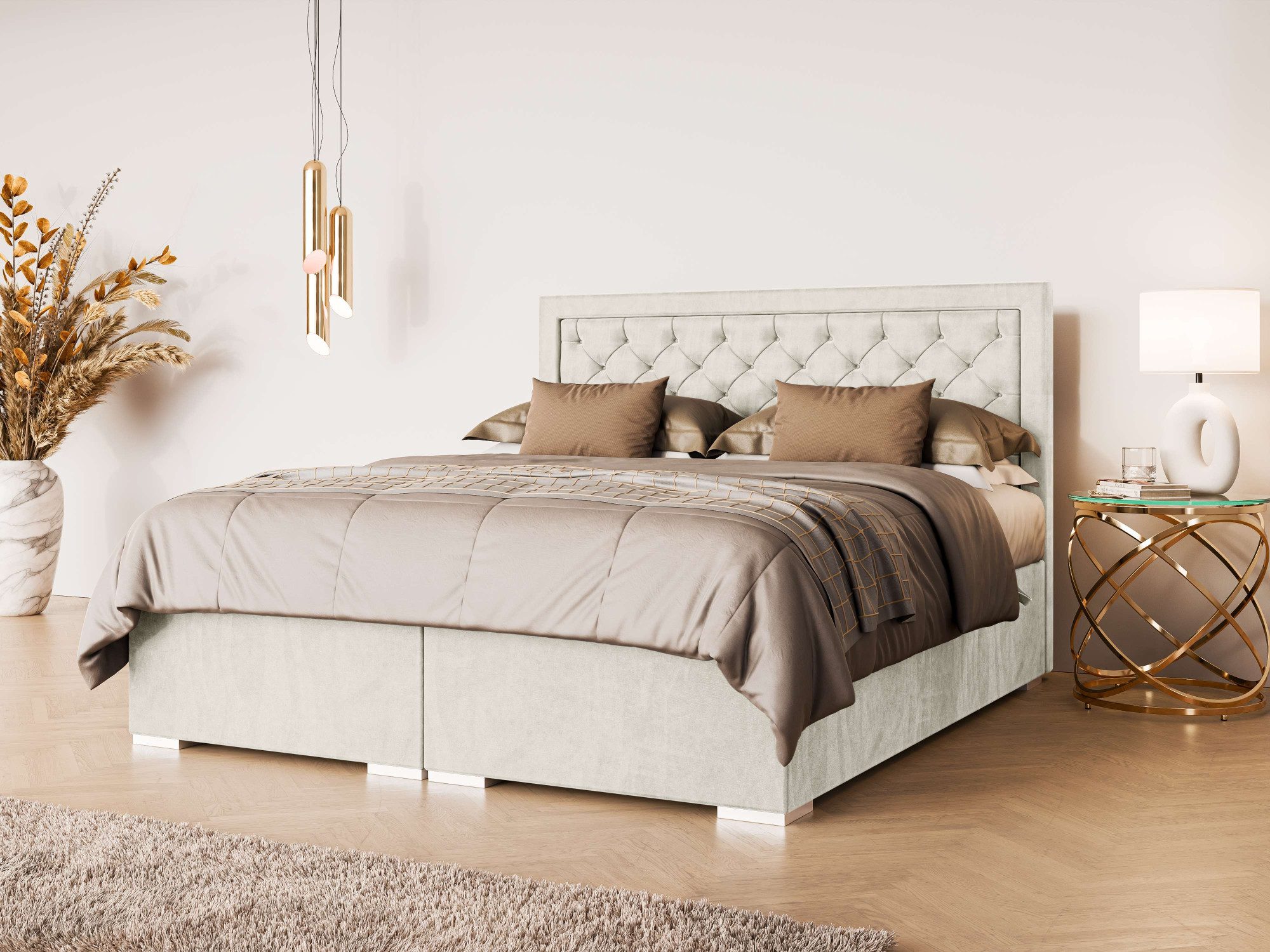 Leonique Polsterbett SACY mit Matratze und Topper, in 2 Breiten (160 und 18 günstig online kaufen