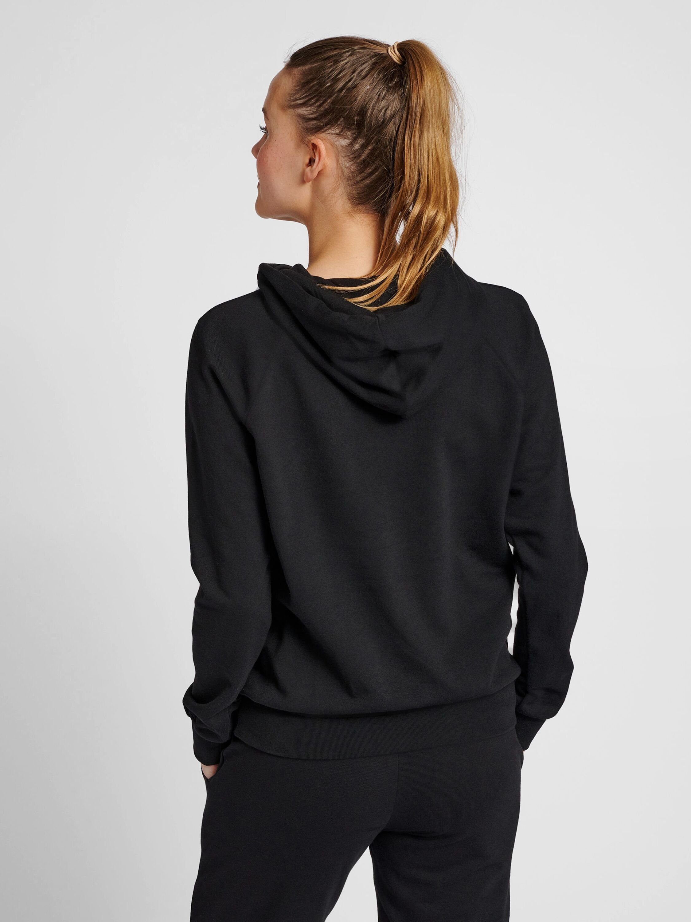 Sweatshirt Noni Details, (1-tlg) Plain/ohne 2.0 hummel Weiteres Detail Schwarz