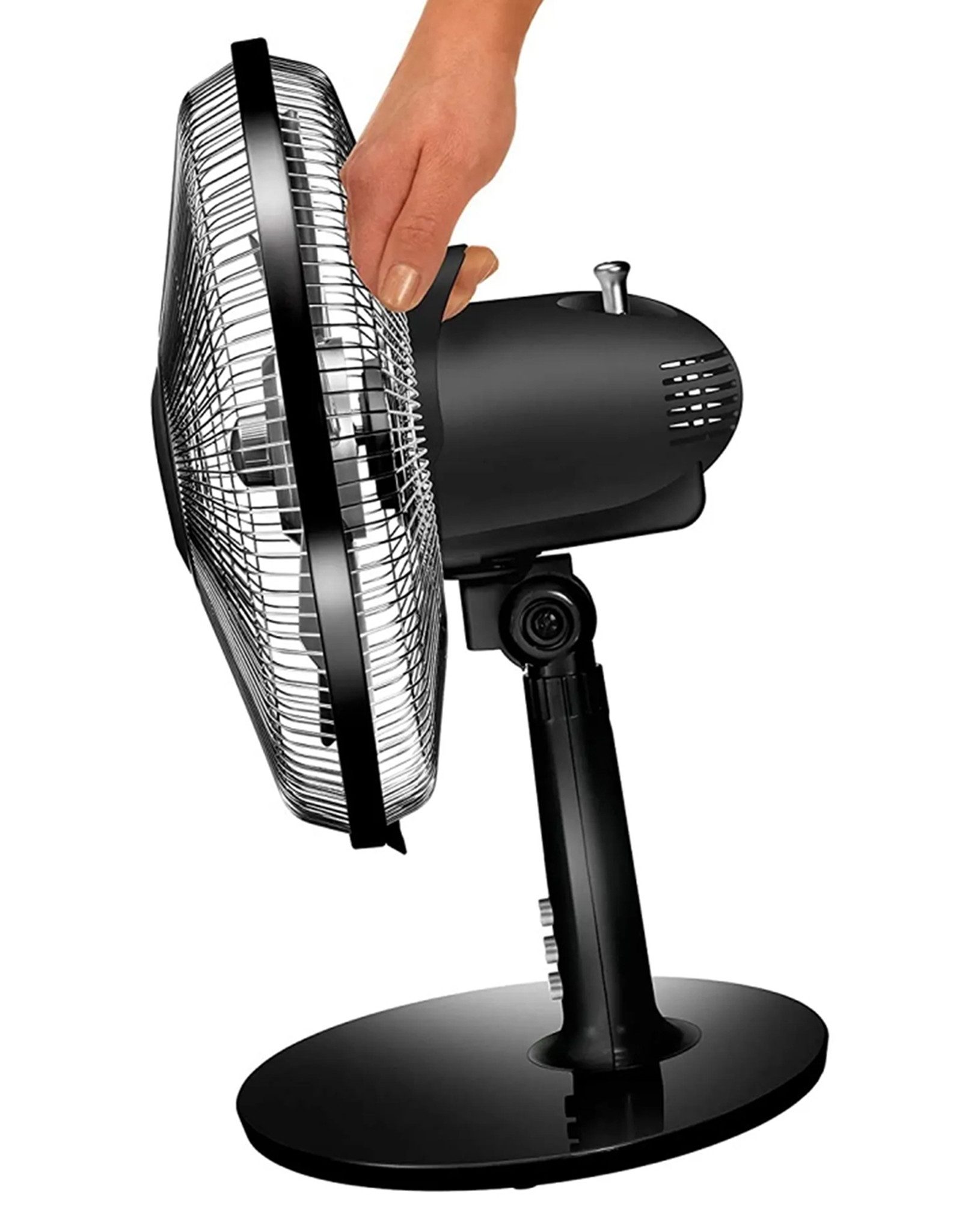 Unold Tischventilator UNOLD Tischventilator Silverline schwarz/silber günstig online kaufen