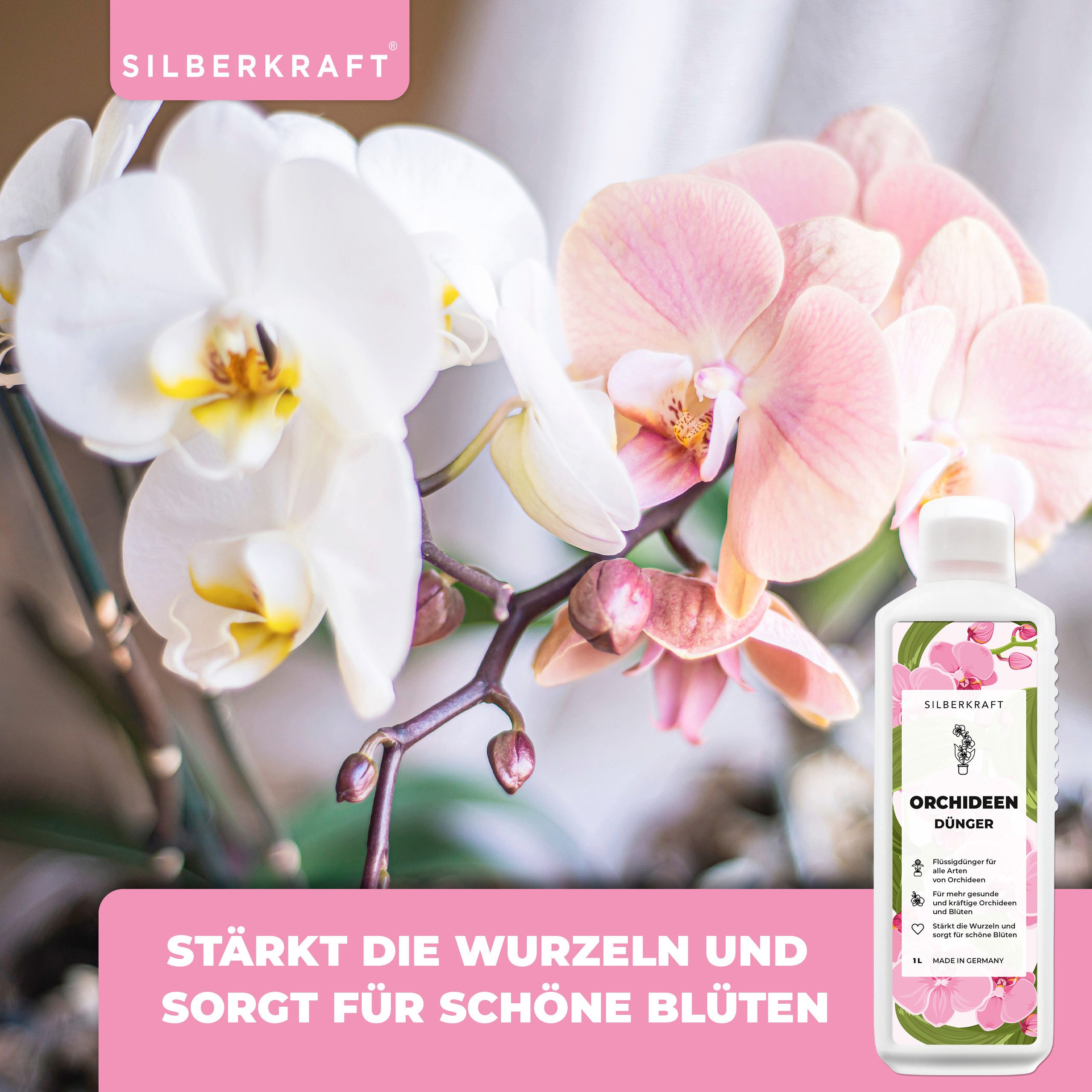 Silberkraft Pflanzenstärkungsmittel Orchideendünger - Mineralischer NPK günstig online kaufen
