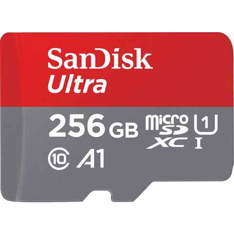 Sandisk Ultra microSDXC Speicherkarte (256 GB, Class 10, Adapter)
