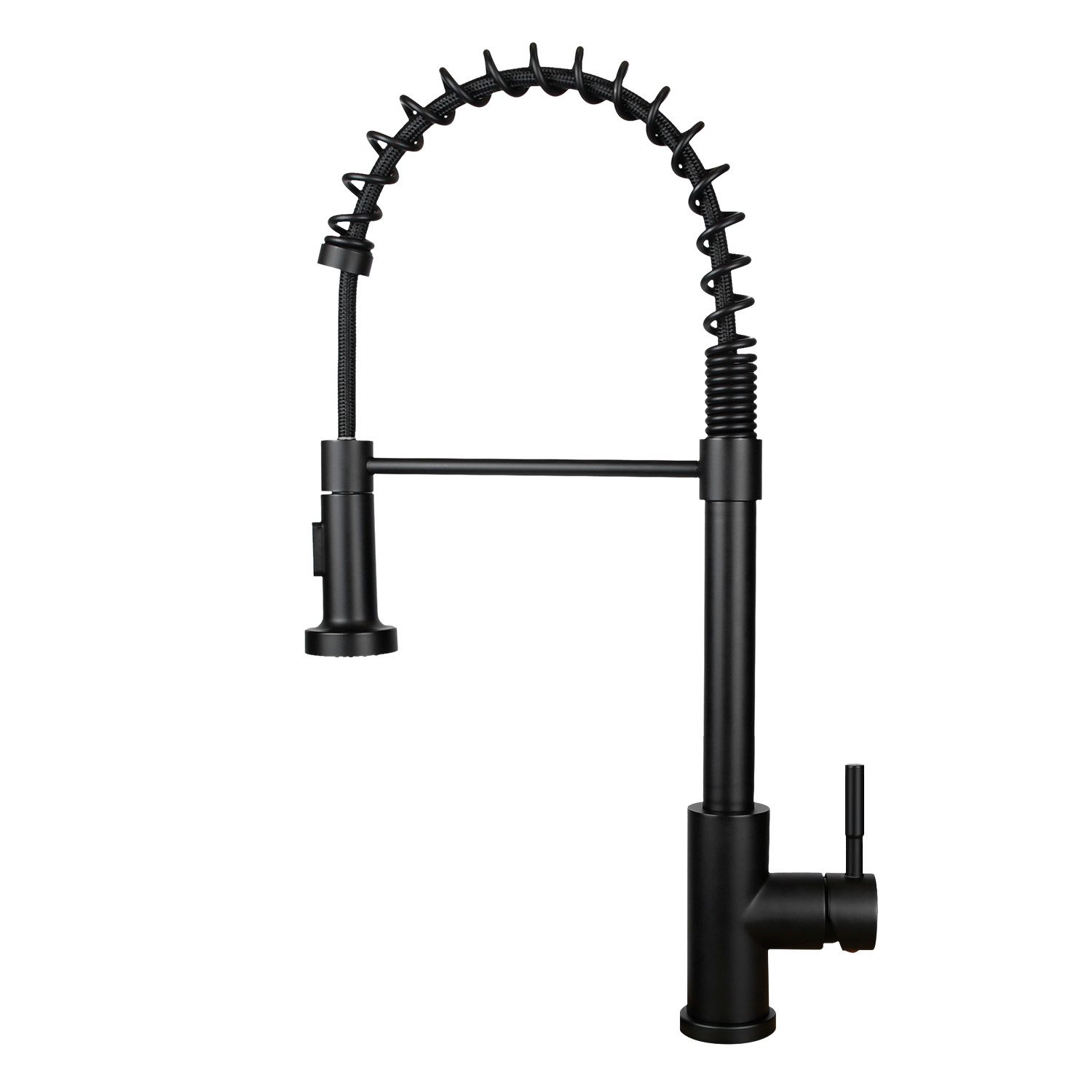 Küchenarmatur Schwarz Wasserhahn Brause ausziehbar Schwenkbar Küche Badezimmer