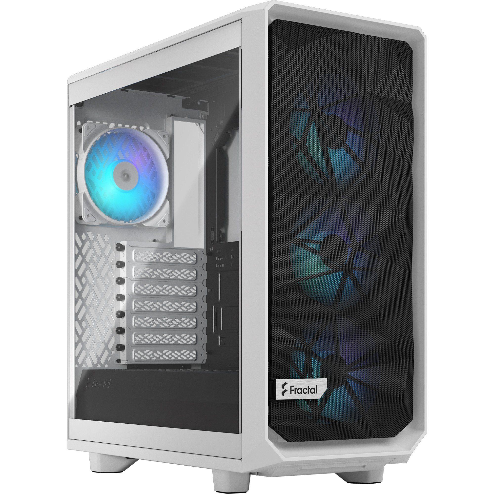 PC-Gehäuse Fractal Design Meshify 2 Compact RGB White TG
