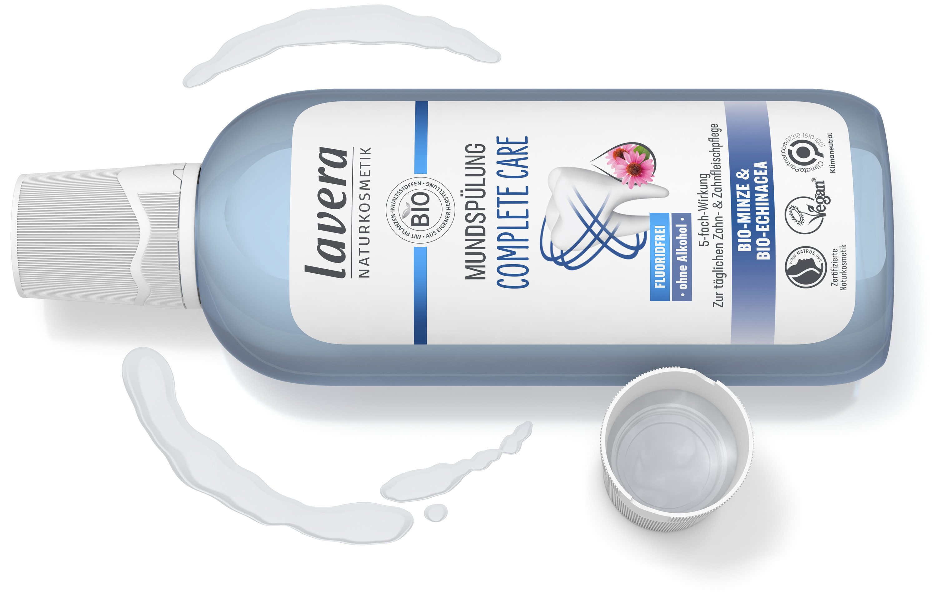 lavera Mundspülung Mundspülung Complete Care fluoridfrei, (1-tlg)