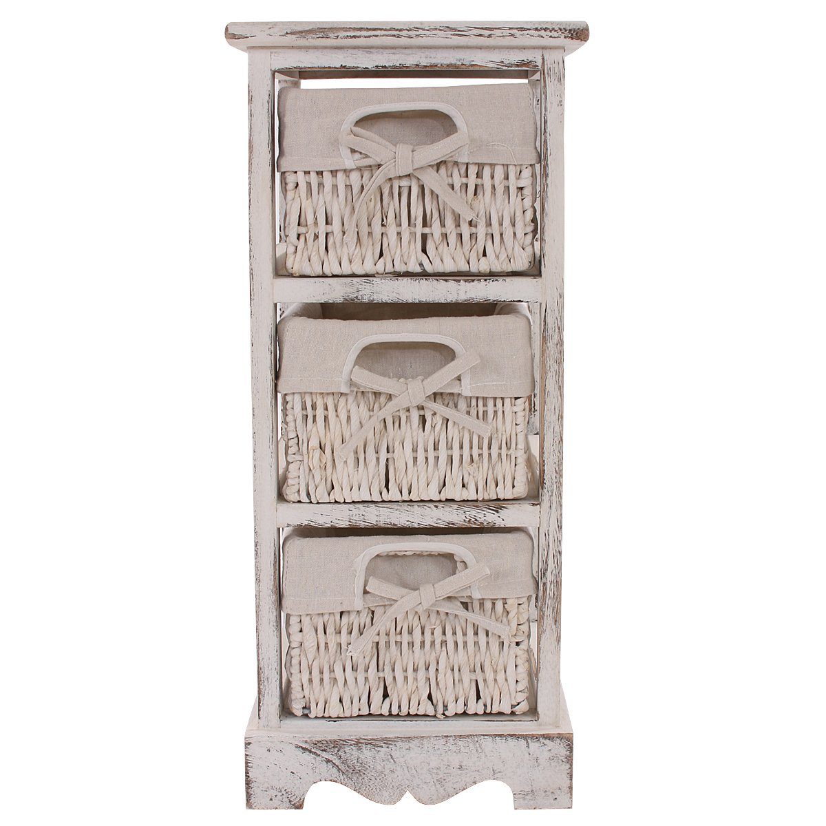 MCW Kommode 2xRegal-K (2er), 2er-Set, 3x geräumige Maiskorbschubladen, viel Stauraum, stabile Körbe