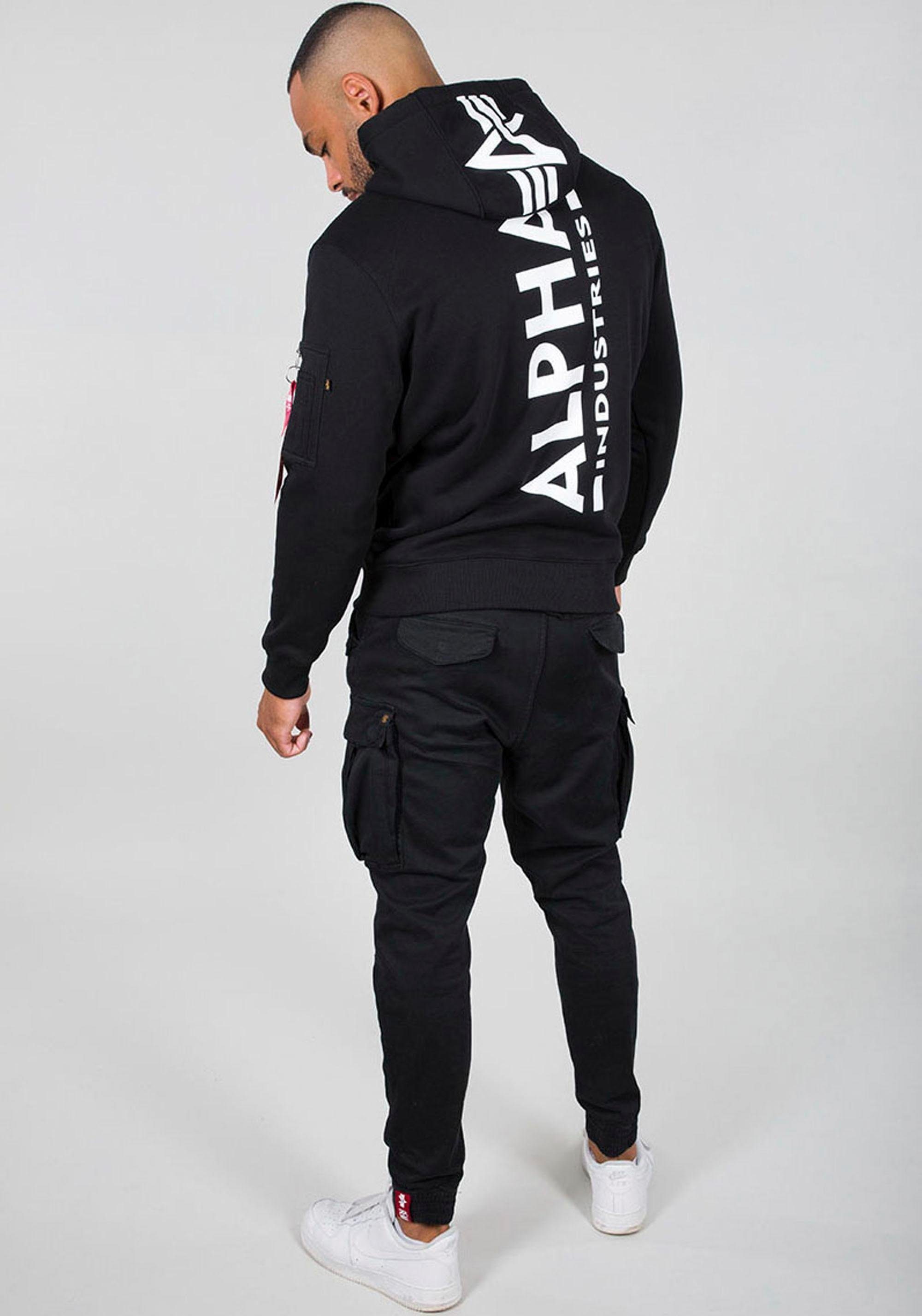Alpha Industries Kapuzensweatshirt BACK PRINT HOODY Baumwollmischung, regular fit – Bild 5 von 5