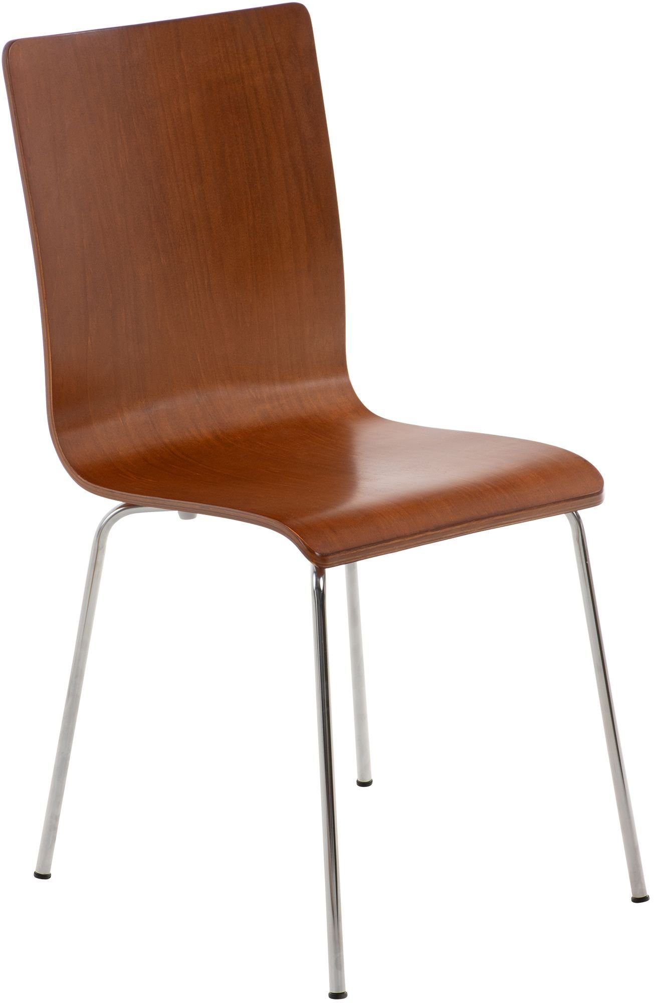 CLP Besucherstuhl Pepe, ergonomisch geformter Holzsitz günstig online kaufen