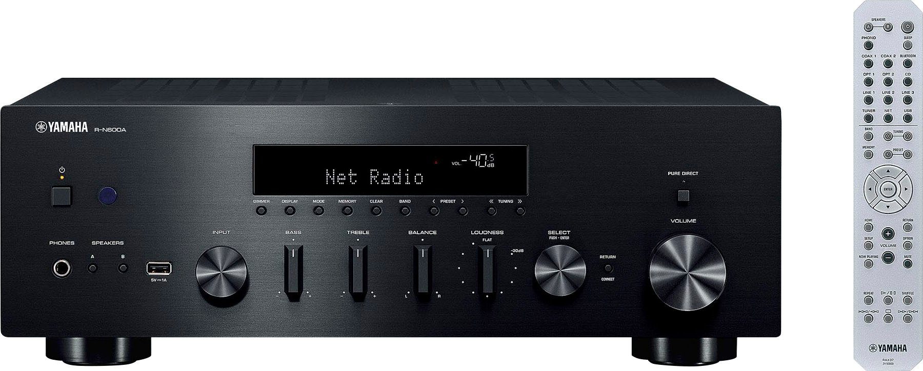 Yamaha R-N600A Netzwerk-Receiver (Bluetooth, LAN (Ethernet)