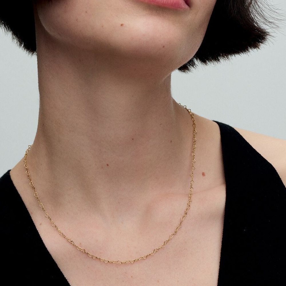 Pandora Herzkette 363334C00-45, Pandora Moments, Pandora, Halskette, Herzen günstig online kaufen