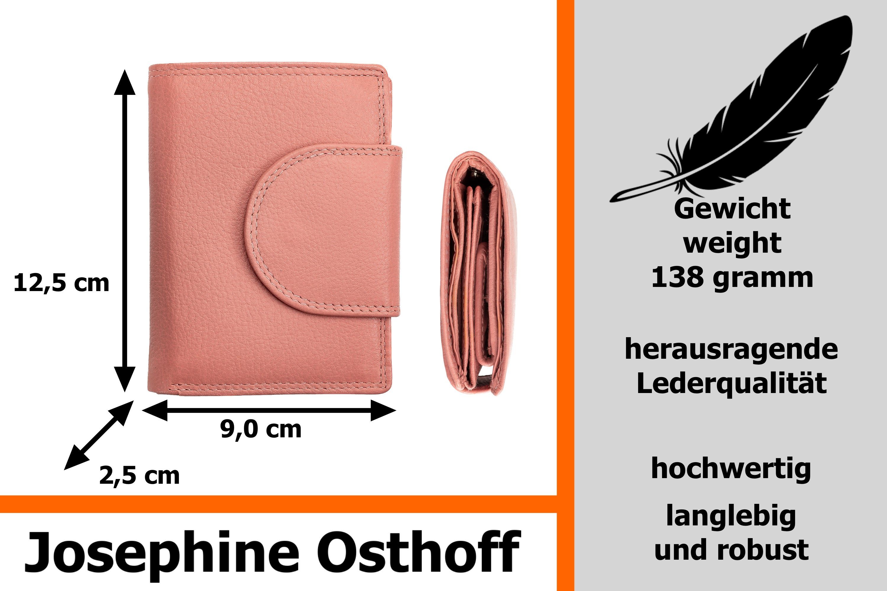 wildrose Brieftasche Wiener Geldbörse Minibrieftasche Osthoff Josephine