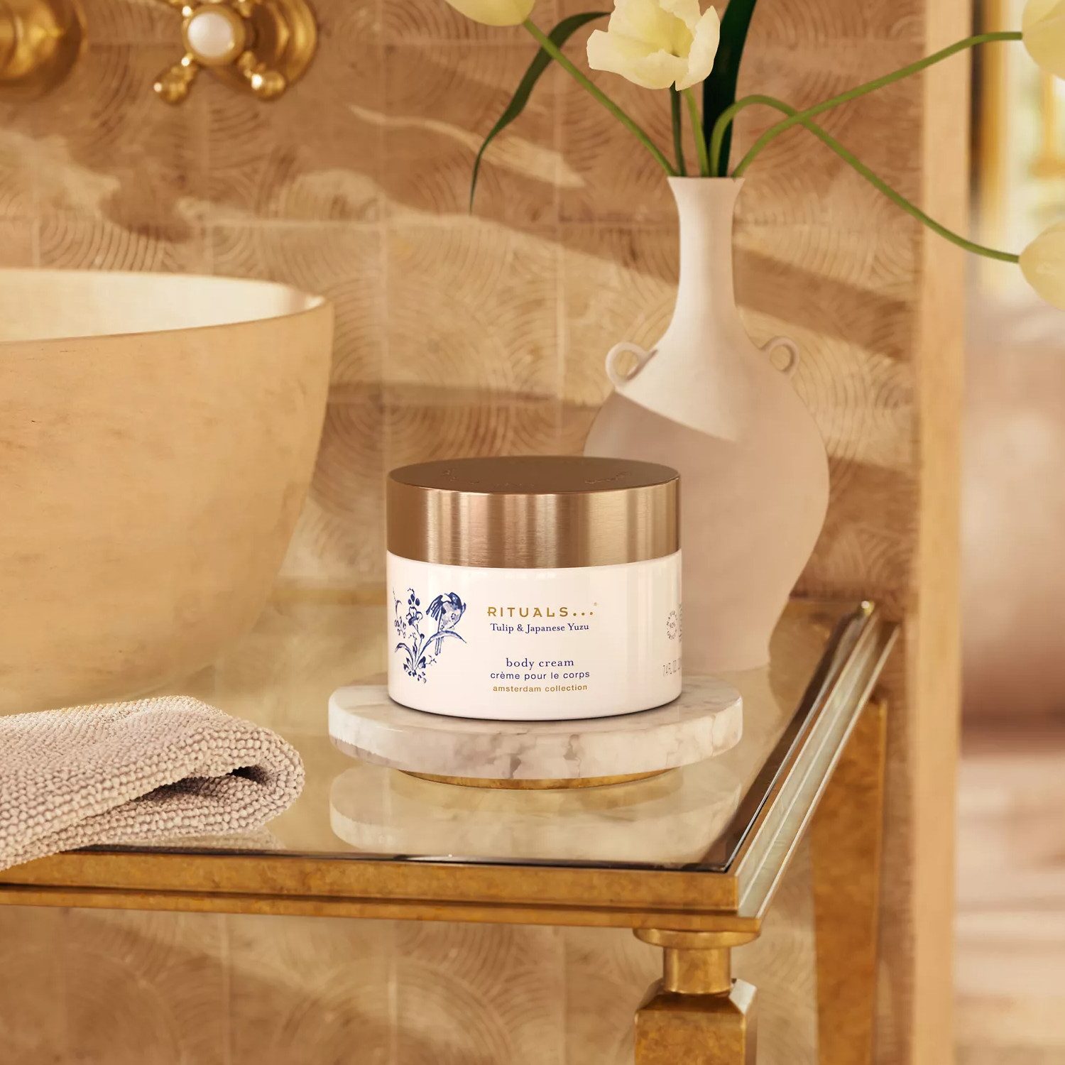 Rituals Körpercreme Rituals Amsterdam Collection Body Cream 220 ml, Pflegende Körpercreme mit Yuzu, Tulpe und würzigen Noten