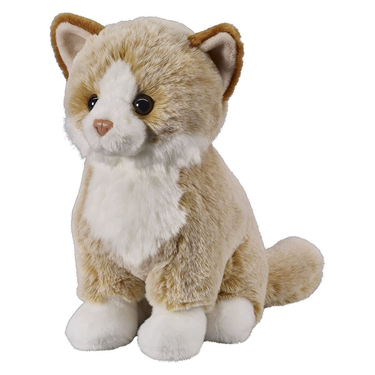 Bauer Kuscheltier Bauer 12508 - Super Soft - Plüsch Katze 25cm beige, sitzend
