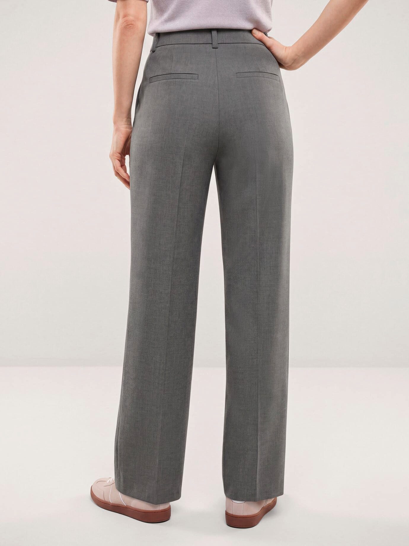 Walbusch Marlene-Hose Damen Marlene Kofferhose Regular fit, elegant