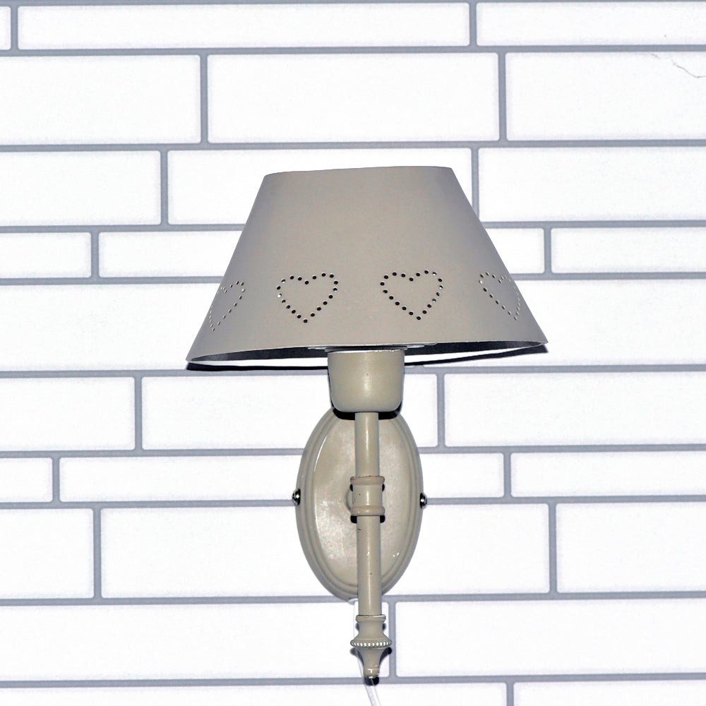 Dirk Davids Leuchten GmbH Wandleuchte Wandleuchte Sweetheart Beige Metall Komplett 3113696, ohne Leuchtmittel