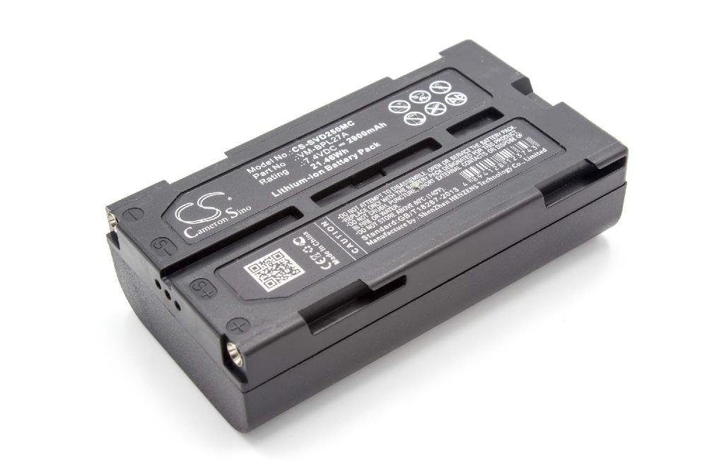 vhbw passend für Panasonic NV-GS55, NV-GS50V, NV-GS55B, NV-GS55EG-S, Kamera-Akku 2900 mAh