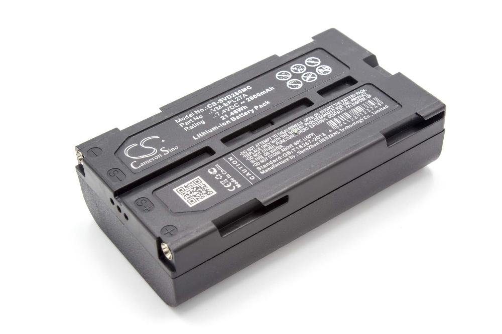 vhbw passend für Hitachi VM-945LA, VM-645LA, VM-D865LA, VM-D865, VM-D873LA, Kamera-Akku Li-Ion 2900 mAh