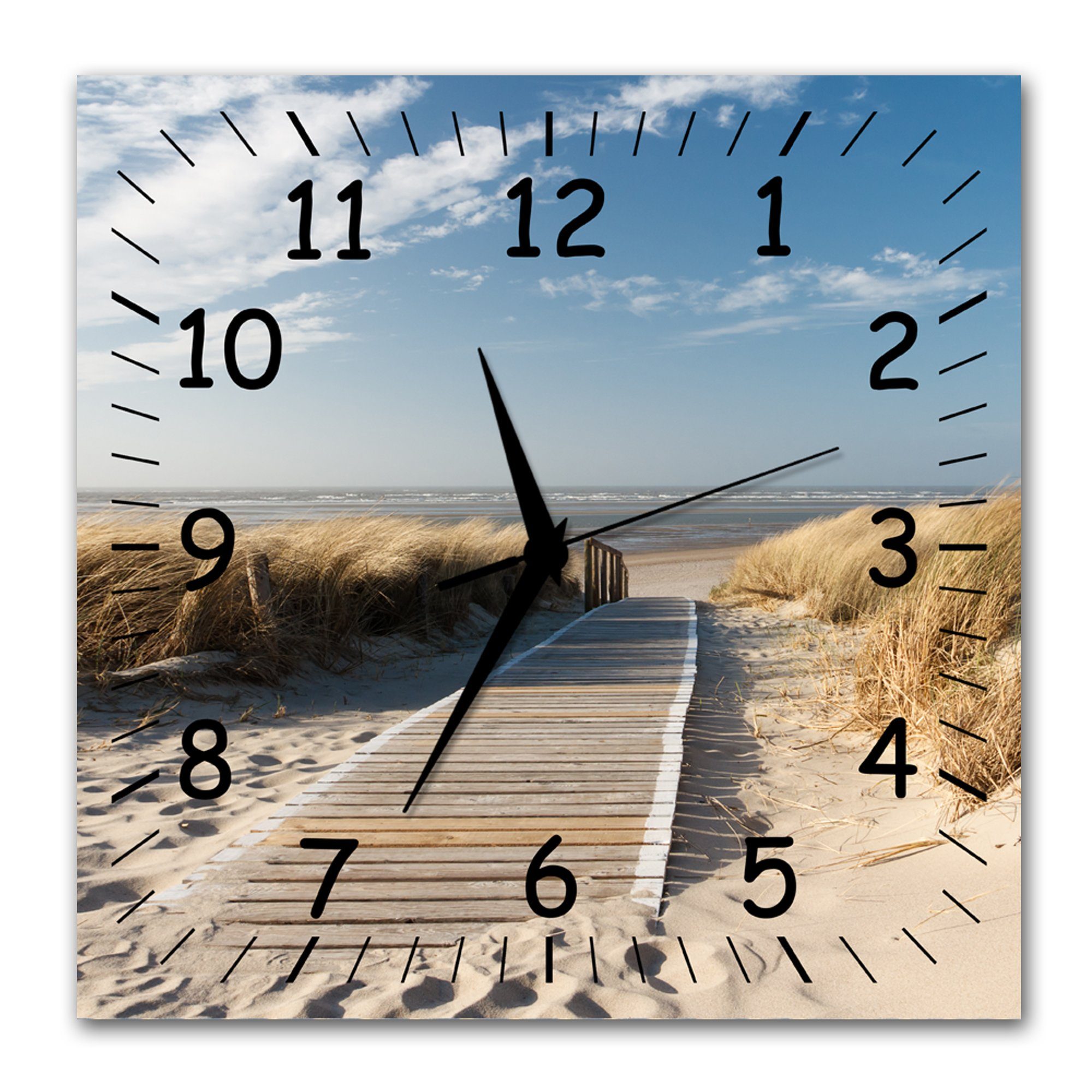 Bilder-Manufaktur Wanduhr BM-9507-1 (BM, Funkuhr oder Quarzuhr, kein Ticken günstig online kaufen