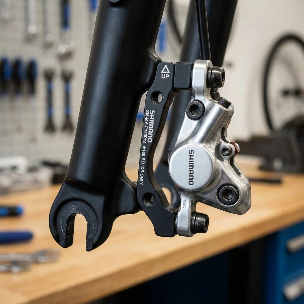 Shimano Scheibenbremse SHIMANO Scheibenbremsadapter Vorne PM IS 160 mm Scheibenbremsadapter -