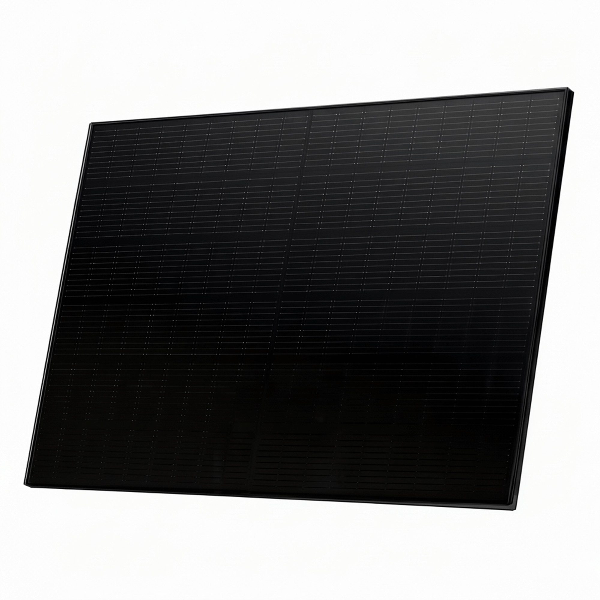 SUNNIVA Solarmodul Solarpanel FULL BLACK Bifazial Glas 500 Watt PV Panel, Monokristallin, (1-St., Setwahl - 1er, 2er oder 4er Set)