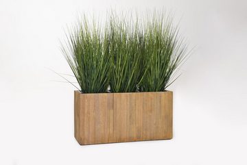 VIVANNO Pflanzkübel Pflanzkübel Pflanztrog Holz MAXI Braun - 64x25x35 cm