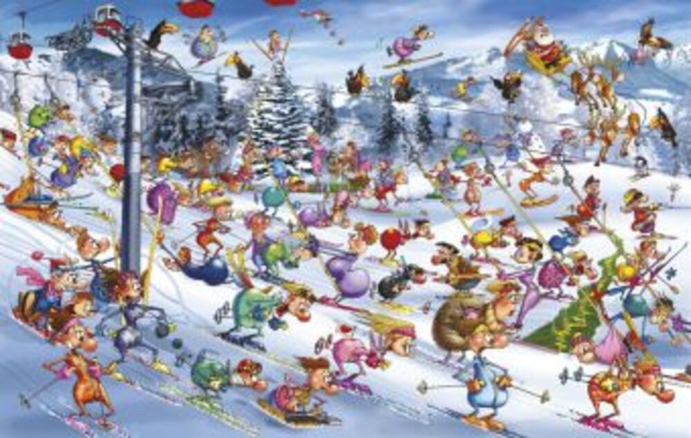 Piatnik Puzzle Christmas Ski (Puzzle), 1000 Puzzleteile
