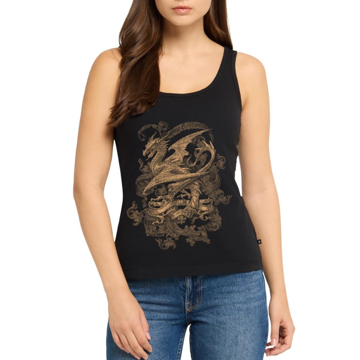 T-Shirt Alchemy England Harbinger of Doom Drache Frauen Premium Tank Top