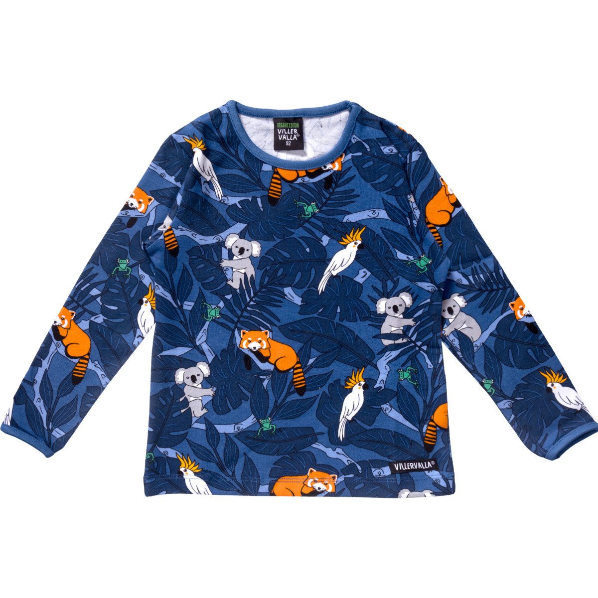 Villervalla Langarmshirt Wildtiere Unisex Kinder Пуловеры, Sweatshirt, Pulli, Shirt, Longsleeve