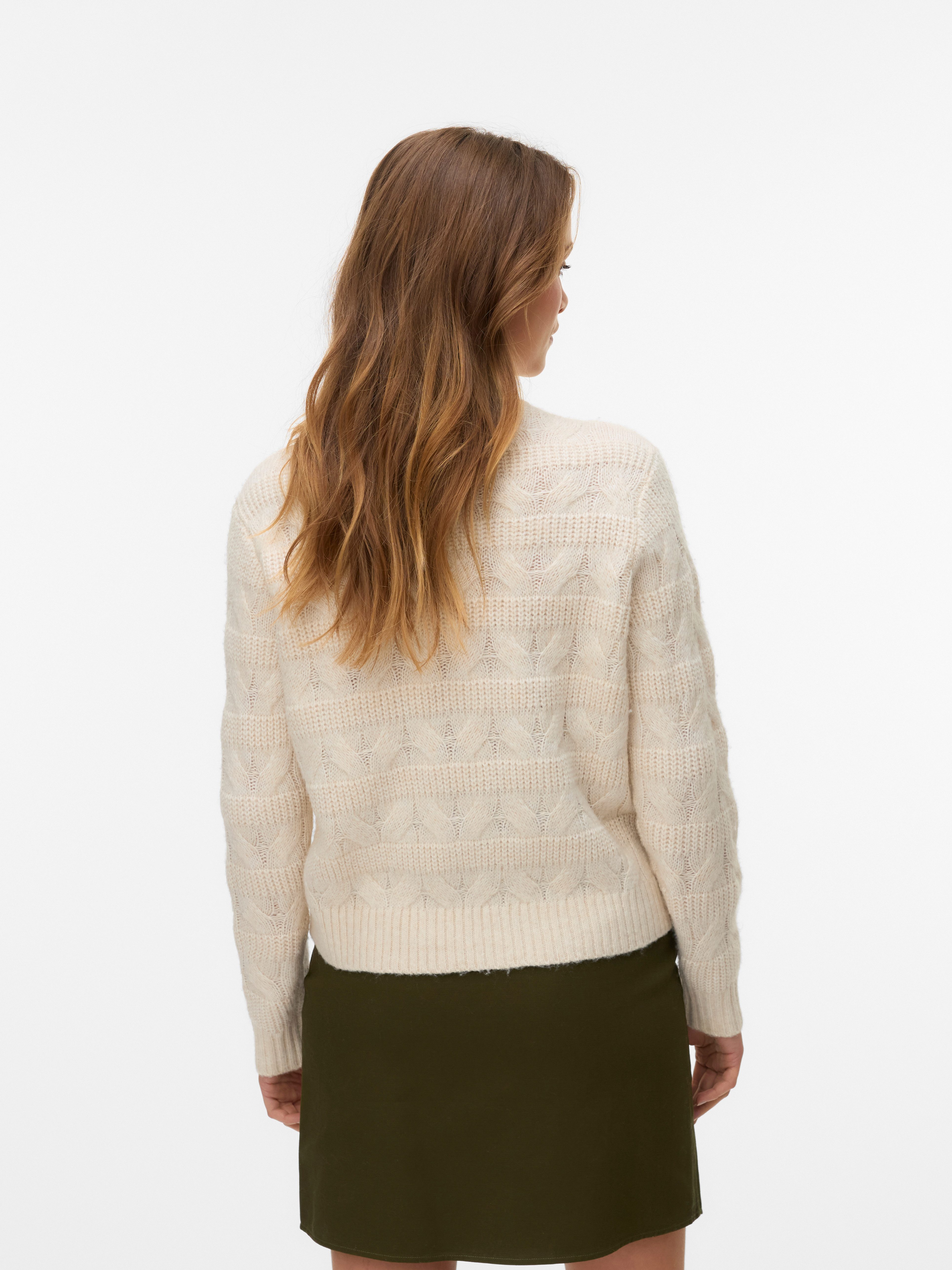 Vero Moda Strickpullover VMVIRGO LS HIGHNECK PULLOVER BF