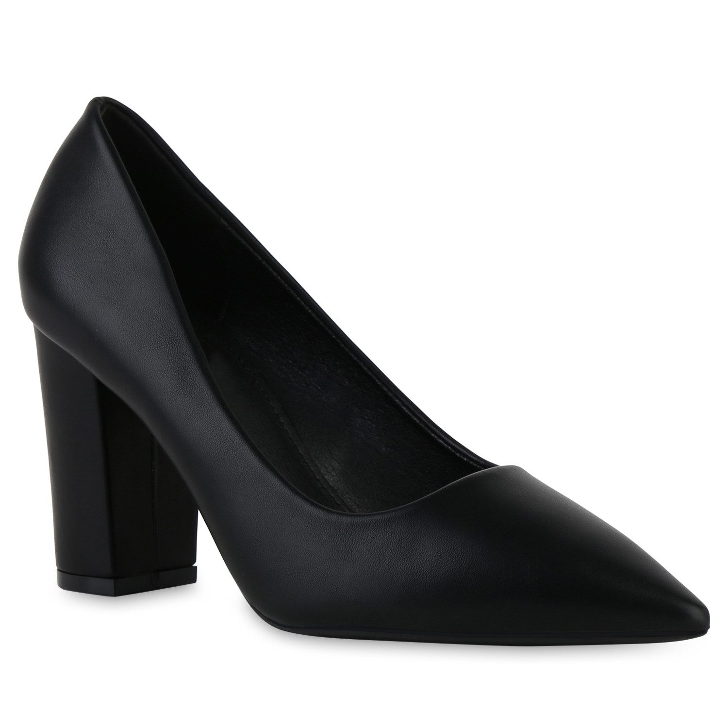 VAN HILL 841389 Pumps Damen Spitze Pumps Elegante Leder-Optik Klassische Ba günstig online kaufen