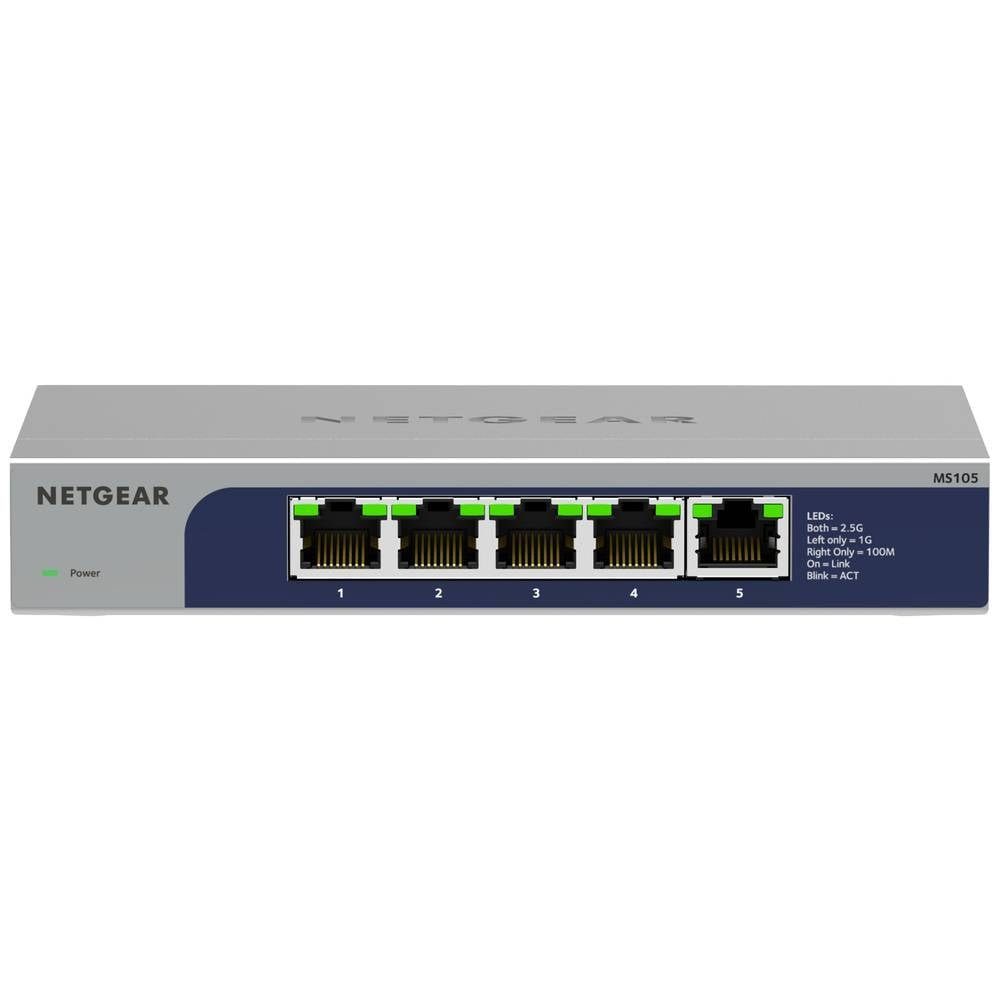 NETGEAR 2.5G Ethernet Netzwerk-Switch Unmanaged Multi-Gigabit 5-Port